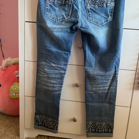 NWOT Miss Me Mid Rise Cuffed Skinny Jeans - Picture 2 of 5